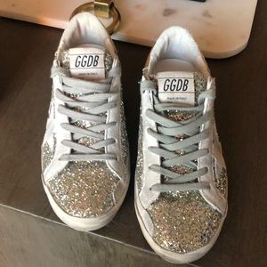 Golden Goose glitter lace up sneaker